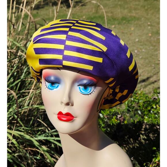 Vintage 60s Miss Alice Silk Turban Hat | Mod Carnaby Street Glam - Picture 3 of 11